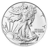 Strieborná minca American Silver Eagle 1 oz (2024)