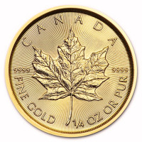 Zlatá minca Canadian Maple Leaf 1/4 oz