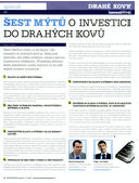 6 mýtov o investíciách do drahých kovov