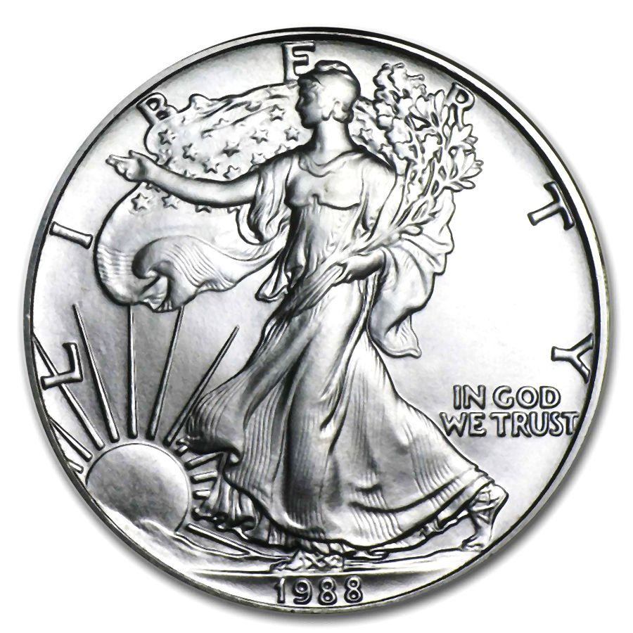 Strieborná minca American Silver Eagle 1 oz (1988)
