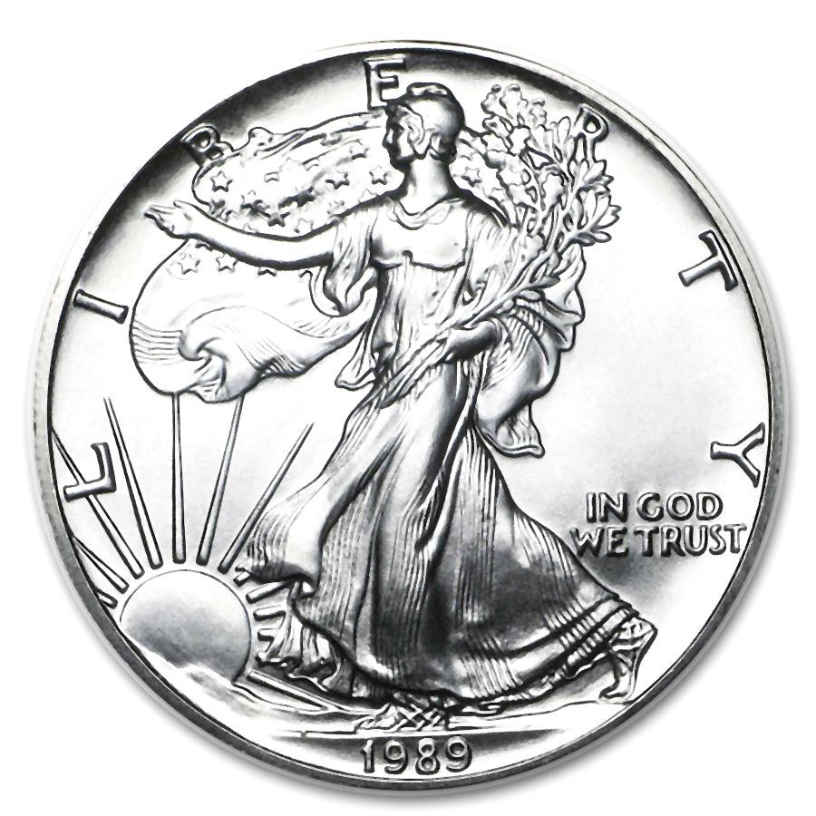 Strieborná minca American Silver Eagle 1 oz (1989)