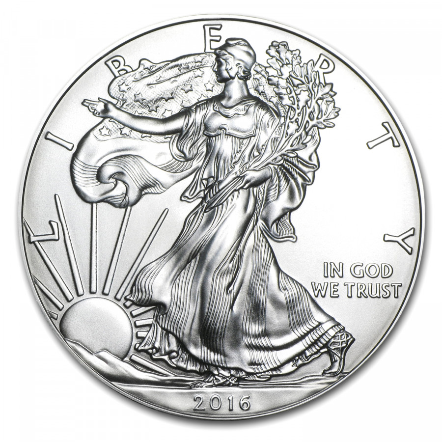 Strieborná minca American Silver Eagle 1 oz (2016)