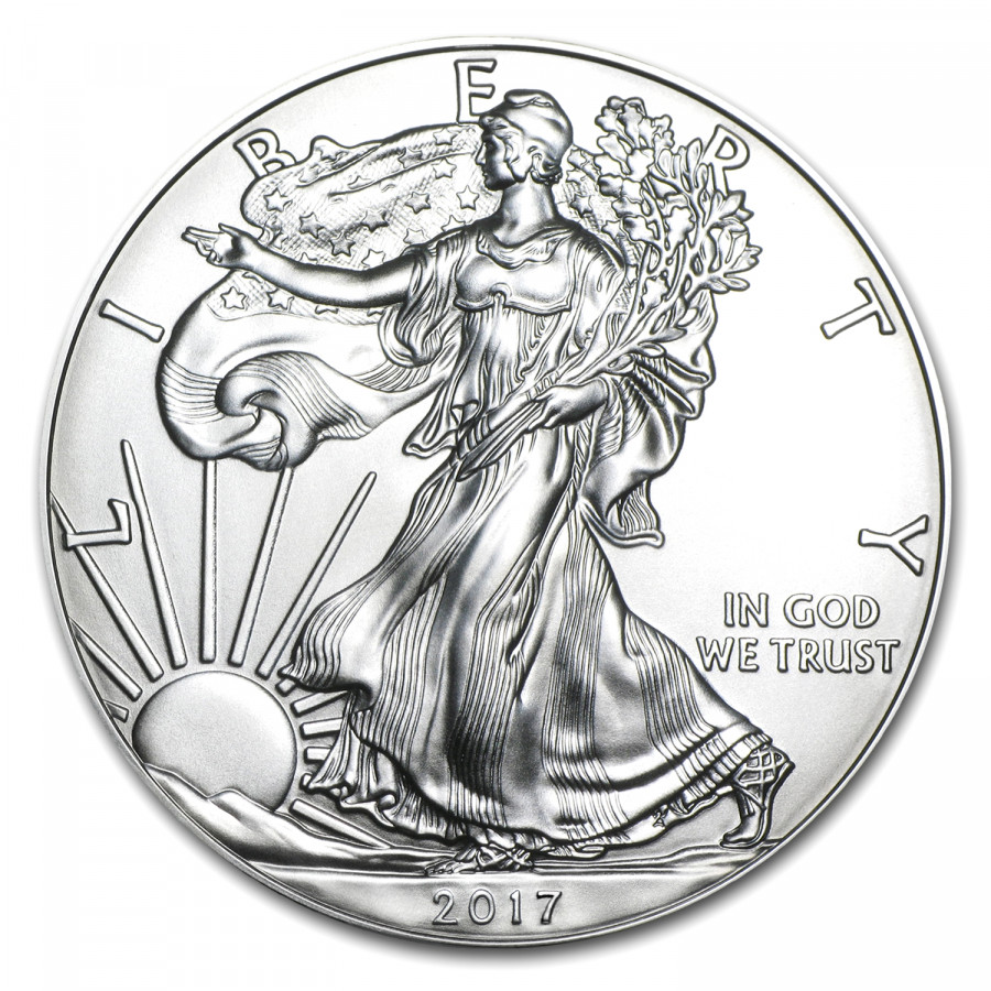 Strieborná minca American Silver Eagle 1 oz (2017)