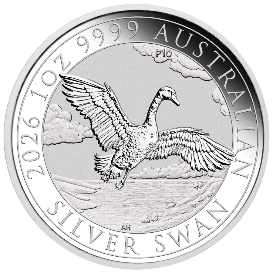 Strieborná minca Australian Swan 1 oz (2026) 10. výročie Strieborná minca Australian Swan 1 oz (2026) 10. výročie