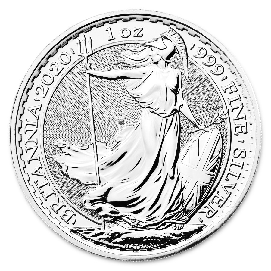 Strieborná minca Britannia 1 oz (2020)