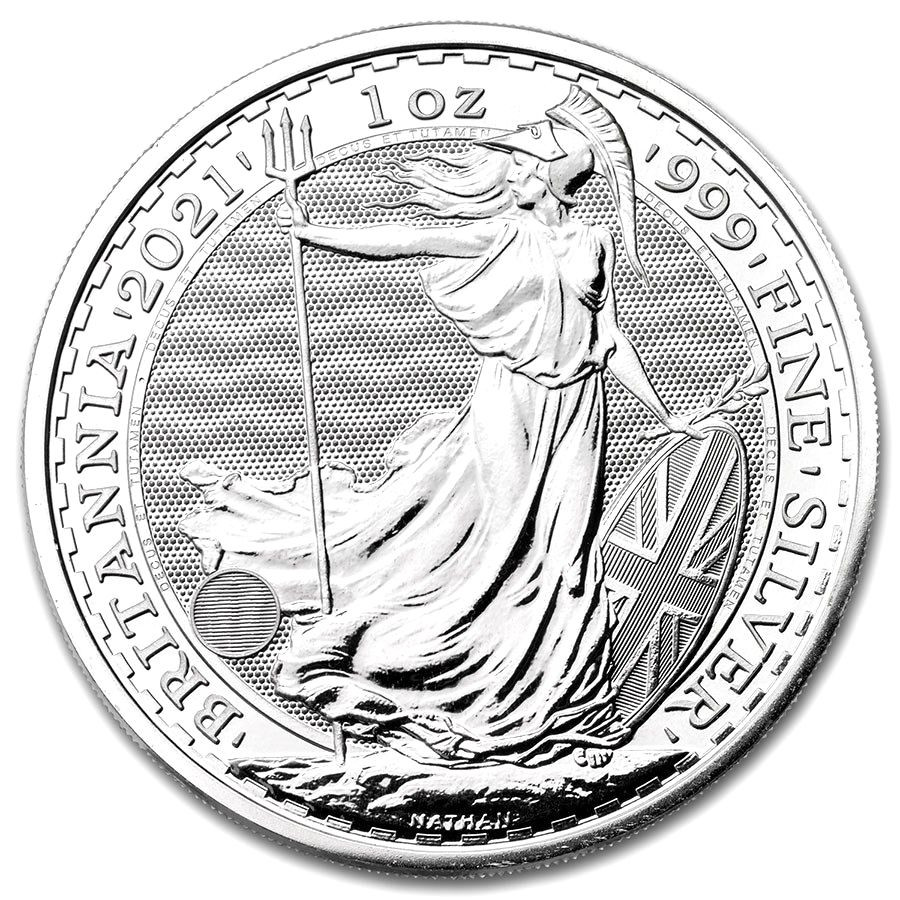 Strieborná minca Britannia 1 oz (2021)