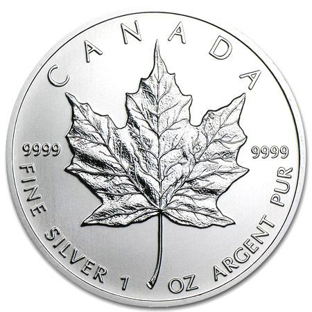 Strieborná minca Canadian Maple Leaf 1 oz (2013)