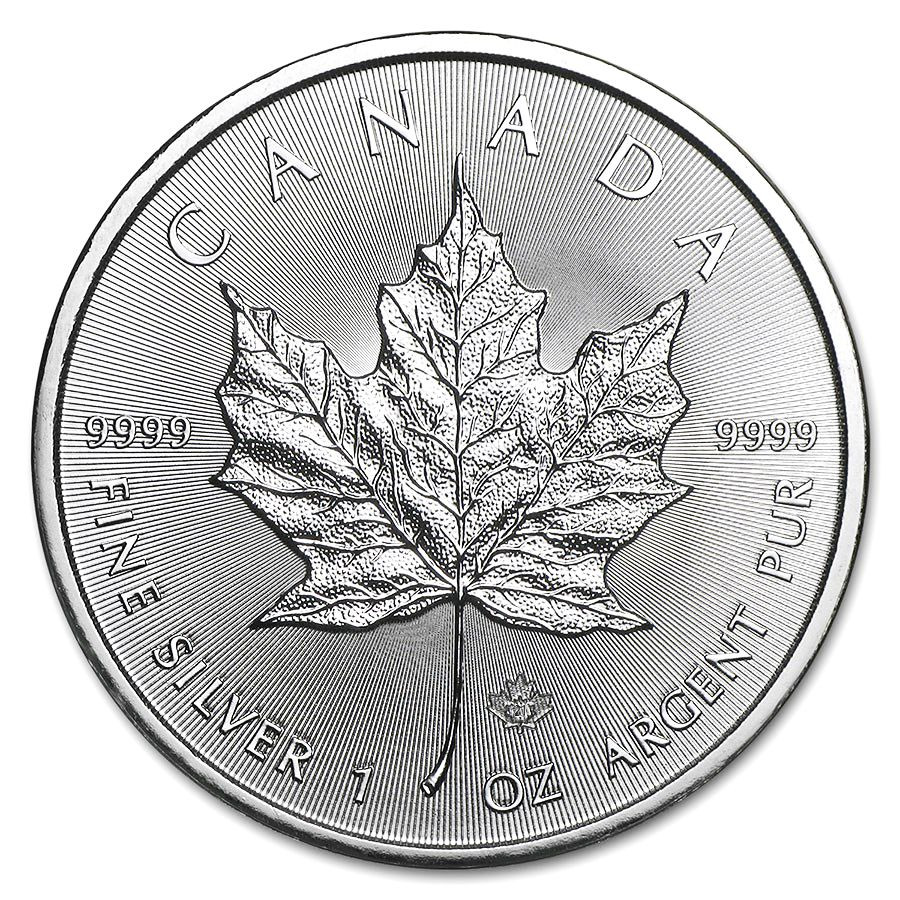 Strieborná minca Canadian Maple Leaf 1 oz (2021)