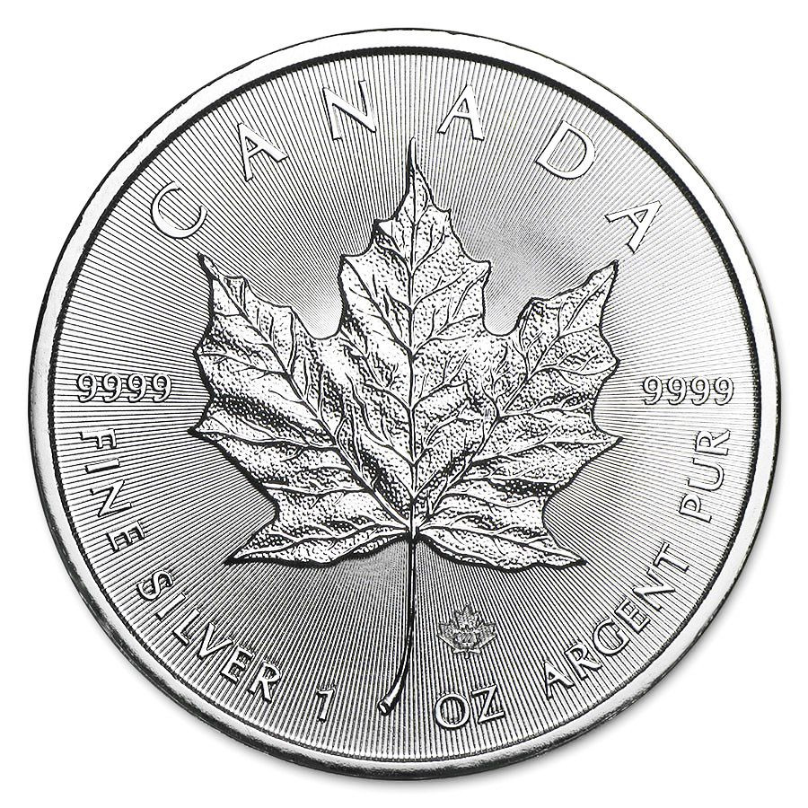 Strieborná minca Canadian Maple Leaf 1 oz (2022)