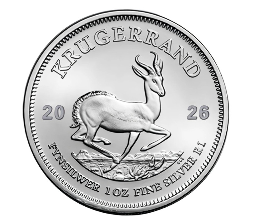 Strieborná minca Krugerrand 1 oz (2026) Strieborná minca Krugerrand 1 oz (2026)