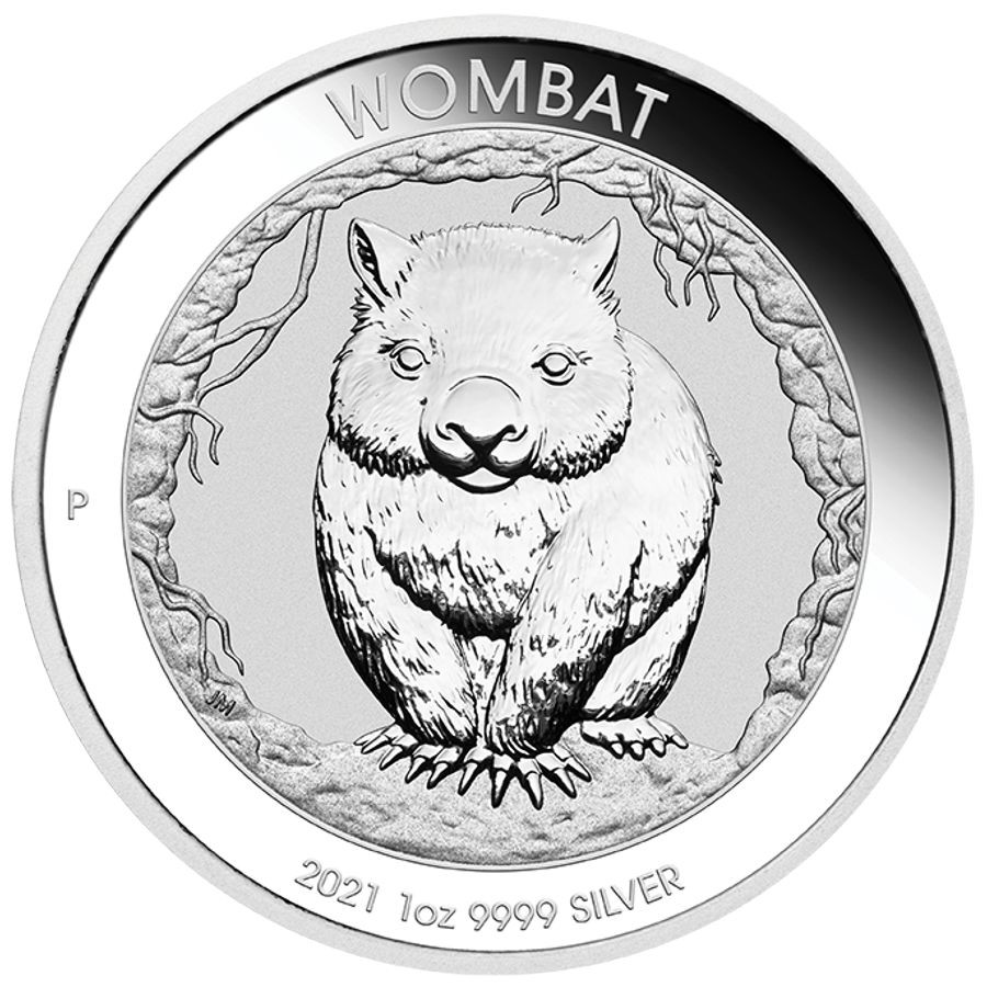 Strieborná minca Wombat 1 oz (2021)