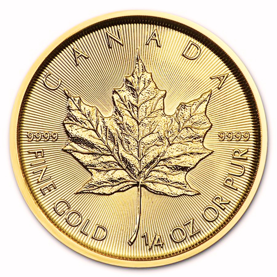 Zlatá minca Canadian Maple Leaf 1/4 oz