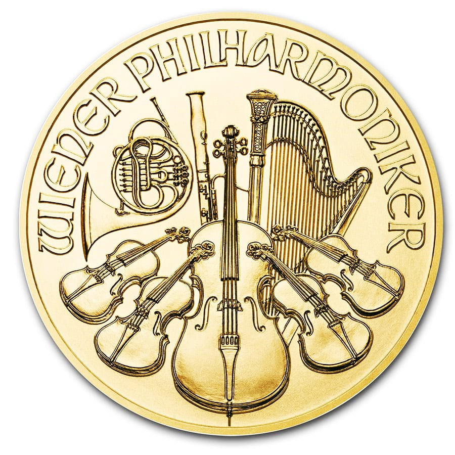 Zlatá minca Wiener Philharmoniker 1 oz