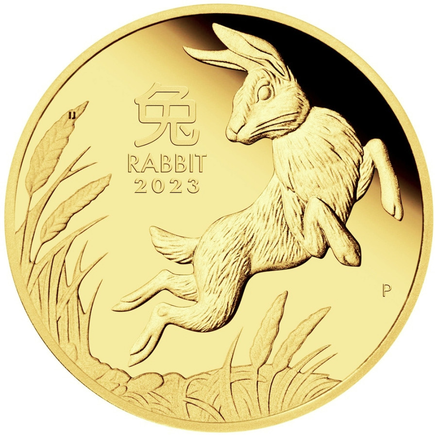 Zlatá minca Year of the Rabbit - Rok Králika 1/4 oz (2023)