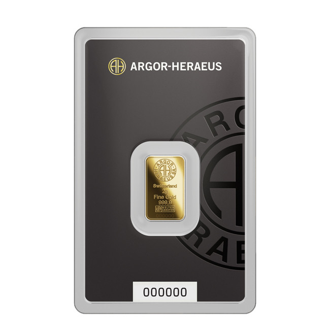 Zlatý zliatok 2g Argor Heraeus Zlatý zliatok 2g Argor Heraeus
