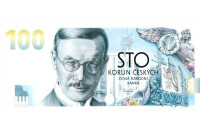 Pamätná bankovka 2026 k zavedeniu československej meny Vilém Pospíšil