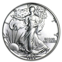 Strieborná minca American Silver Eagle 1 oz (1988)