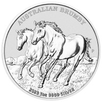 Strieborná minca Australian Brumby 1 oz (2023)