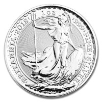 Strieborná minca Britannia 1 oz (2018)