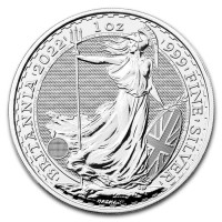 Strieborná minca Britannia 1 oz (2022)