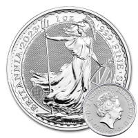 Strieborná minca Britannia 1 oz Elizabeth II. (2023)