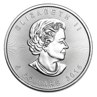 Strieborná minca Canadian Maple Leaf 1 oz (2015)