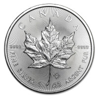 Strieborná minca Canadian Maple Leaf 1 oz (2015)