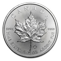 Strieborná minca Canadian Maple Leaf 1 oz (2017)
