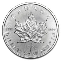 Strieborná minca Canadian Maple Leaf 1 oz (2019)