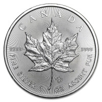 Strieborná minca Canadian Maple Leaf 1 oz (2021)