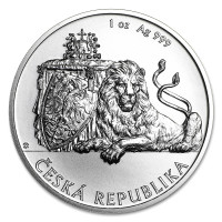 Strieborná minca Český Lev 1 oz (2018)