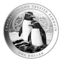 Strieborná minca Chatham Island Crested Penguin 1 oz (2020)