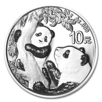 Strieborná minca China Panda 30g (2021)