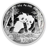 Strieborná minca China Panda 30g (2026)