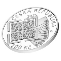 Strieborná minca 100 Kč Colná správa PROOF