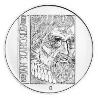 Strieborná minca ČNB 200 Kč 500. výročie narodenia Jana Blahoslava STANDARD