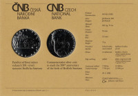 Strieborná minca 200 Kč Bedřich Smetana 200. výročie narodenia PROOF