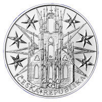 Strieborná minca ČNB 200 Kč Jan Blažej Santini 300. výročie úmrtia STANDARD