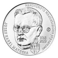 Silver coin ČNB 200 Kč Josef Karel Matocha appointed Archbishop of Olomouc STANDARD