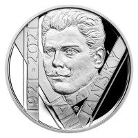 Strieborná minca ČNB 200Kč Jan Janský PROOF