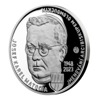 Strieborná minca ČNB 200 Kč Josef Karel Matocha vymenovaný za olomouckého arcibiskupa PROOF