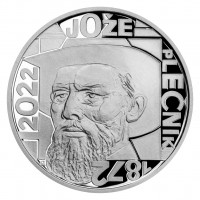 Strieborná minca ČNB 200Kč Jože Plečnik PROOF