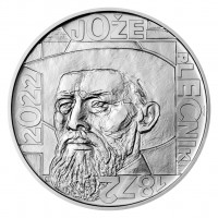 Strieborná minca ČNB 200Kč Jože Plečnik STANDARD