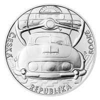 Strieborná minca ČNB 500 Kč Osobný automobil Tatra 603 STANDARD
