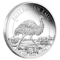 Strieborná minca Emu 1 oz (2018)