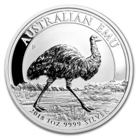 Strieborná minca Emu 1 oz (2018)