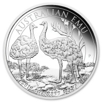 Strieborná minca Emu 1 oz (2019)