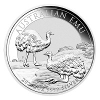 Strieborná minca Emu 1 oz (2020)