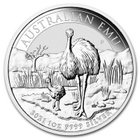 Strieborná minca Emu 1 oz (2021)