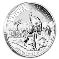 Strieborná minca Emu 1 oz (2021)